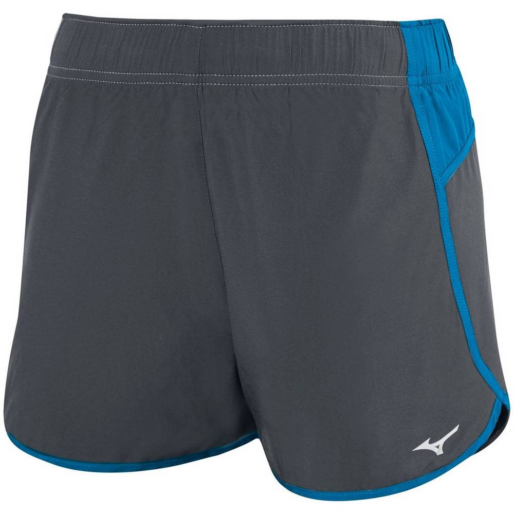 Pantalones Cortos Mizuno Atlanta Cover Up Mujer Gris/Azules Outlet DKML-35897